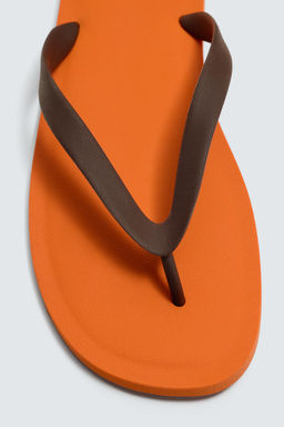 SANDALIA TIRAS / Naranja - Zara фото 6