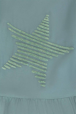 U. S. Polo Assn Мятное тканое платье с длинными рукавами для девочки - U.s. polo assn фото 3