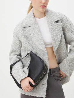 Женская сумка на плечо LOVE MOSCHINO GIANT Артикул 4065040, черный - Just cavalli фото 2