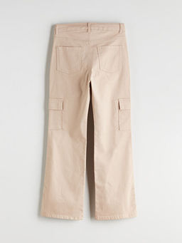 Wideleg K?z ?ocuk Kargo Pantolon