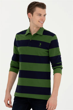 Мужской зеленый свитшот - U.s. polo assn фото 3