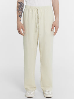 Брюки мужские молочные из хлопка и льна молочный 181259-1 - Mark formelle фото 2