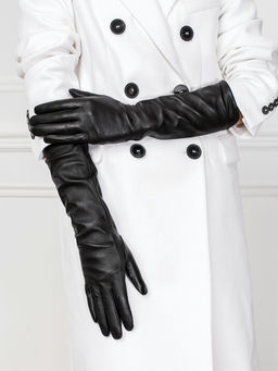 Перчатки женские ш+каш. F-IS0585 black - Eleganzza фото 2