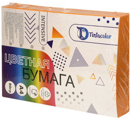 Бумага цветная д/печати Tintacolor А4 80 г/м2 500 л. интенсив оранжевый
