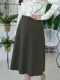 юбка расклешенная с подкладкой