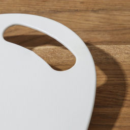 Доска разделочная пластиковая овальная Доляна Симплекс, 3121 см, цвет МИКС  фото 3