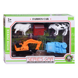 Набор машин "Юный фермер" в коробке