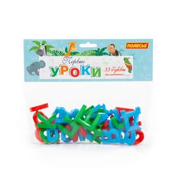 Набор Первые уроки на магнитах (33 буквы) (в пакете)