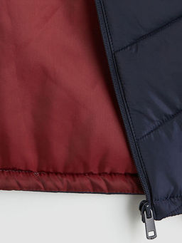 Kap??onlu Barcelona Bask?l? Erkek ?ocuk ?i?me Yelek