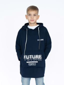 Толстовка детская темносиняя Future