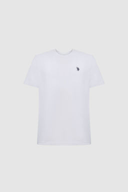 Erkek Beyaz Regular Fit Bisiklet YakaTi__rt - U.s. polo assn фото 7