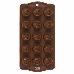 52276 GIPFEL Форма для отливки шоколадных фигур DELIZIA, 15 ячеек, 21х10,5х1,8см, силикон