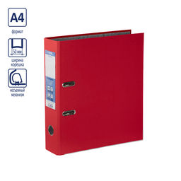 Expert Complete Регистратор PVC, мет.уг. 50 мм 10 шт. Premier A4 арочный механ. лён красный EC1022145