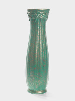 Ваза напольная керамика "Боно" талия, 59х13 см, бирюзовый