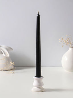 Цена за 2 шт. Свеча античная 25 см (набор 2 шт) 58 гр, 7 ч, цв. чёрный