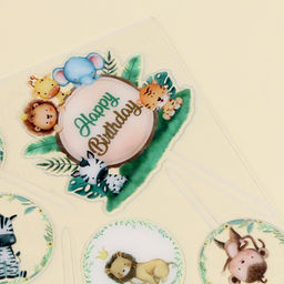 Топпер для торта «С днём рождения»