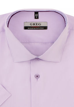Сорочка мужская короткий рукав GREG 720/109/LV/ZN/1p_GB
