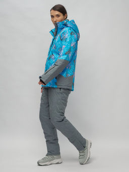 Горнолыжный костюм женский синего цвета 02216S - Chunmai фото 2