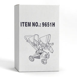 Коляская кукольная металлическая, для двойни, регулируемая посадка