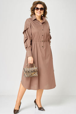 Платье EVA GRANT 7223 мокко