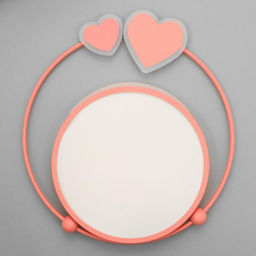 Светильник с ПДУ 1767/3 LED 50 Вт 3000-6000К диммер розовый 48?54?6 см BayerLux