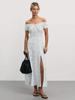 Платье миди с цветочным принтом / Zarina