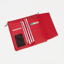 Кошелёк на магнитах, цвет красный - Simaland фото 6