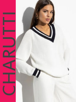 Джемпер Наперегонки с модой (white) - Charutti фото 8