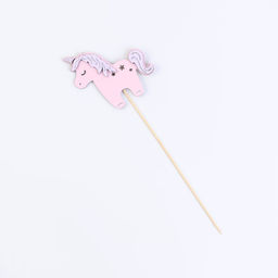 Топпер Единорог, 11х10 см, розовый - Дарим красиво фото 3