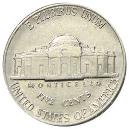 5 центов 1987 года D США