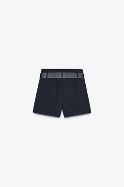 BELTED BERMUDA SHORTS - Zara фото 7