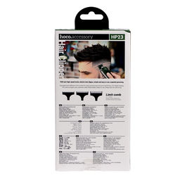 Машинка для стрижки волос Hoco HP23, зеленая