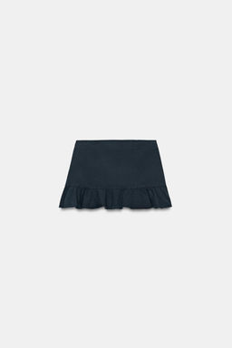 FALDA MINI BOLSILLOS VOLANTE / Azul - Zara фото 6