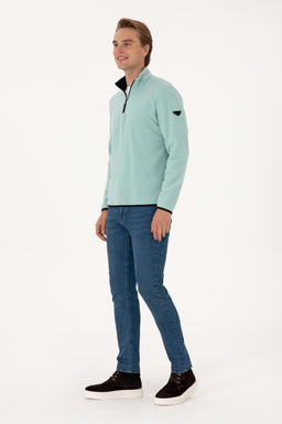 Erkek Mint Basic Sweatshirt Sepette S_rpriz _ndirim - U.s. polo assn фото 4