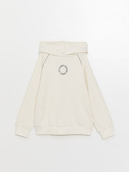 Kap??onlu K?z ?ocuk Sweatshirt