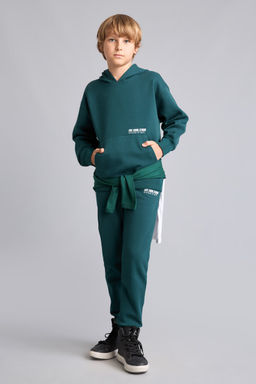 Bask_l_ Jogger Pantolon Erkek _ocuk - Defacto фото 2