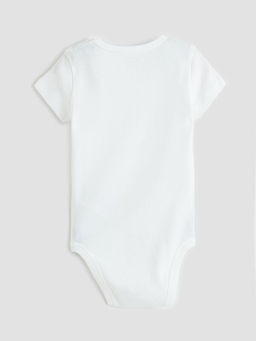 Bisiklet Yaka Erkek Bebek ??t??tl? Body