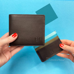 Итальянский мужской кошелек DuDu серии Tullio | коричневый - Dudubags фото 7