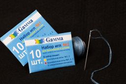 Иглы для шитья ручные Gamma NIR-31 набор № 1 для вышивания и штопки 10 шт. в конверте