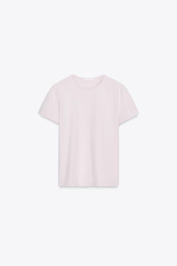 SHORT SLEEVE RUSTIC COTTON T-SHIRT - Zara фото 4