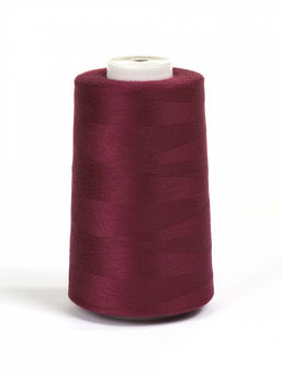 Нитки швейные 40/2 полиэстер 5000 ярд цв.183 бордовый MAX