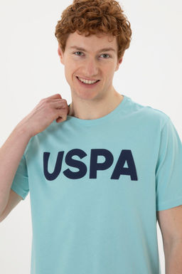 Мужская базовая футболка цвета морской волны - U.s. polo assn фото 2