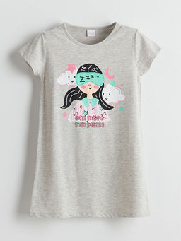 Bisiklet Yaka K?z ?ocuk Gecelik