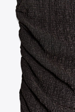 TEXTURED HALTER LONG DRESS - Zara фото 18