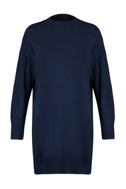 TRENDYOLMILLA Antrasit Mini Triko Super Genis Kal?p Yumusak Dokulu Elbise TWOAW24EL00035  фото 15