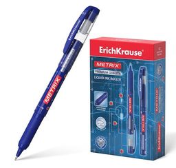 ErichKrause® Ручка-роллер "Metrix" цвет чернил синий (поштучно) арт.45479