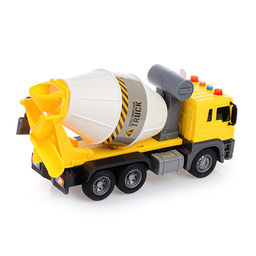 Машина "Бетономешалка" 1:16 (свет, звук) в коробке (цвет желтый)