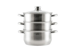 1309 GIPFEL Пароварка двухъярусная SALINA 24х12,5см/24х10смх2шт/5л с капсульным индукционным дном. Материал: нерж. сталь 18/10. Толщина: 0,6мм / 2,5мм  фото 7