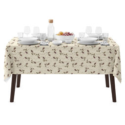 Шебби шик Скатерть 200х145см, длина стола до 160см, на 6-8 персон, рогожка 171г/м2, хлопок 100%, Домашняя мода (Россия)