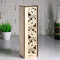 Коробка для вина с ромашками 38*11*11 см - Дарим красиво фото 4